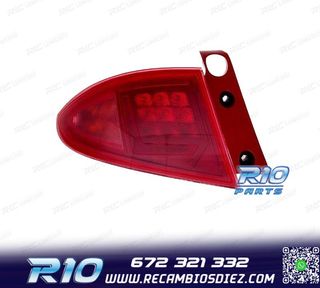 PILOTO IZQ SEAT LEON 09-12 LED ROJO