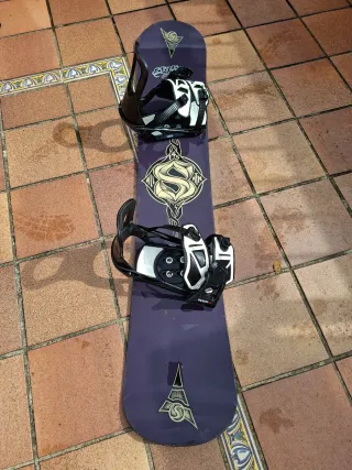 Tabla Snowboard Niño Wedze con Fijaciones