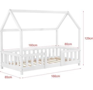 Cama Montessori Infantil Blanca