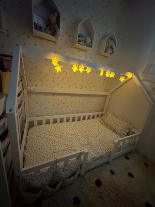 Cama Montessori Infantil Blanca