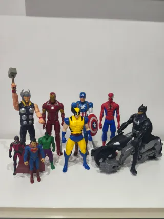 Figuras Marvel y DC