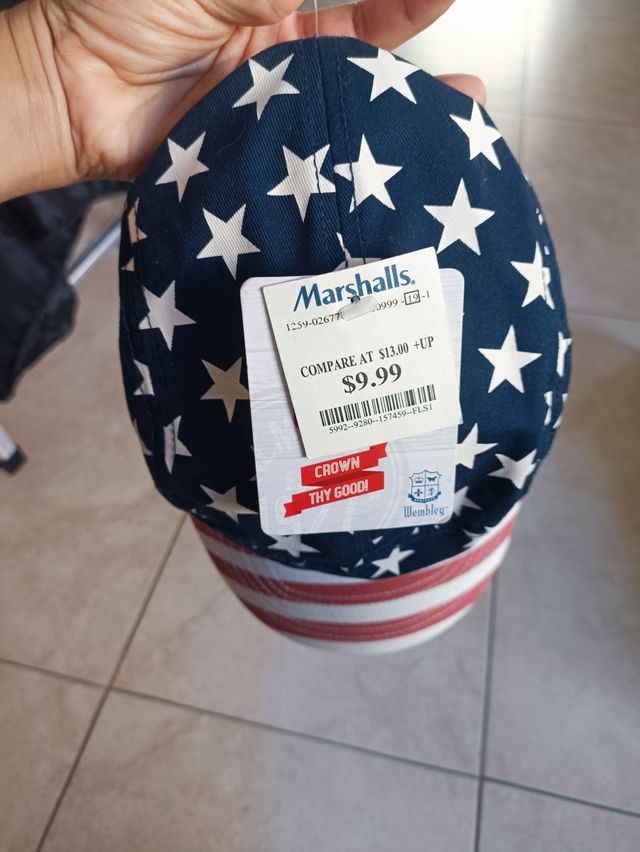 Gorra Marshalls Bandera USA Estrellas Rayas