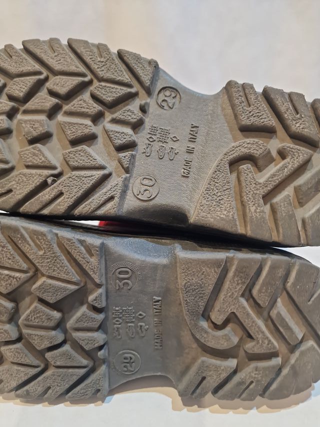 Botas de nieve rojas talla 30