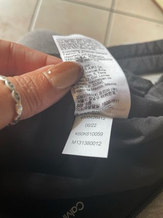 Tracollina Calvin Klein Jeans Nera