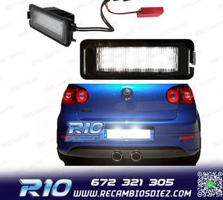 LUCES DE MATRÍCULA LED PARA SEAT - VW