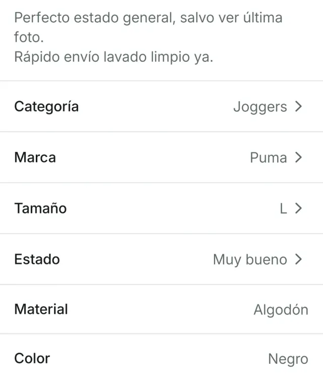 Pantalón deportivo Puma original