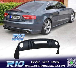 DIFUSOR AUDI A5 COUPE CABRIO 07-11 LOOK RS5