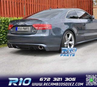 DIFUSOR AUDI A5 COUPE CABRIO 07-11 LOOK RS5