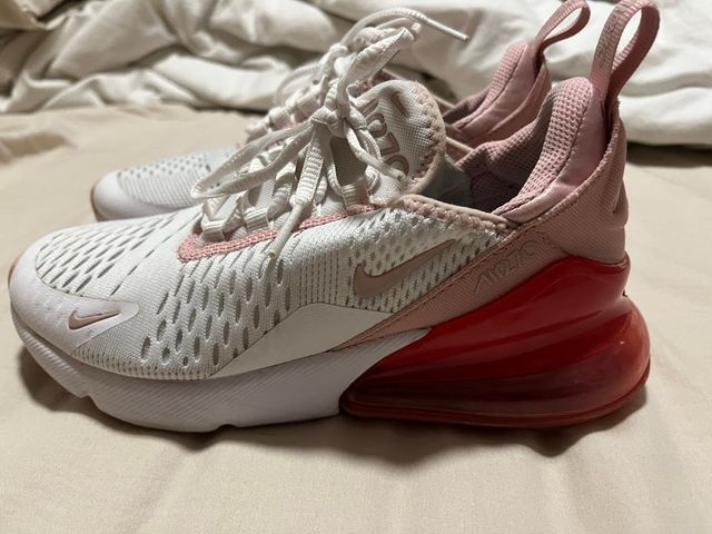Zapatillas Nike Air Max 270 Mujer Blancas Rosas