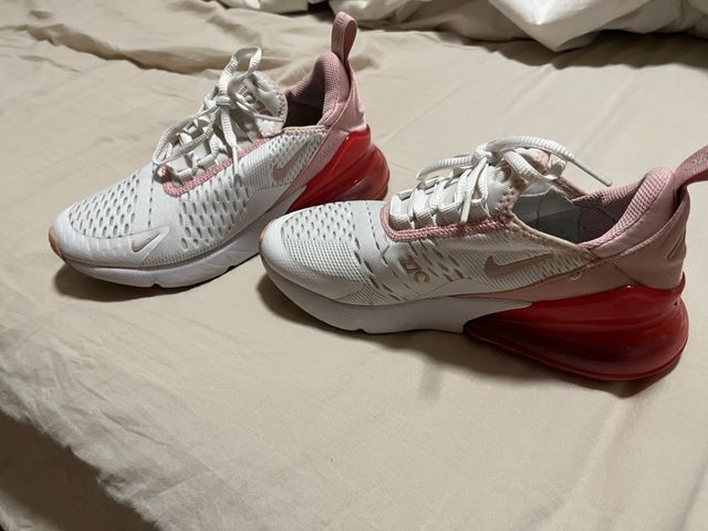 Zapatillas Nike Air Max 270 Mujer Blancas Rosas