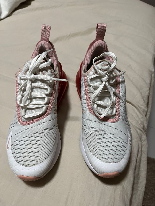 Zapatillas Nike Air Max 270 Mujer Blancas Rosas