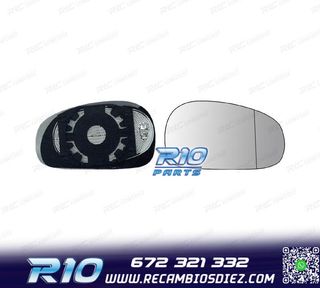 CRISTAL ESPEJO BASE DERECHO SEAT LEON II 05-09 TERMICO
