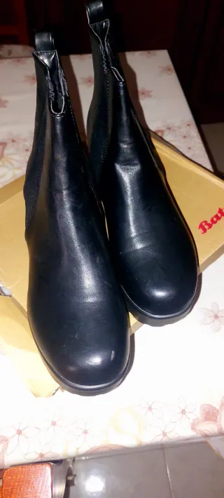 Stivali neri tacco doppio