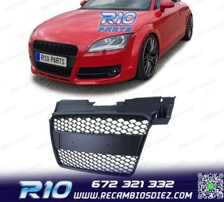 PARRILLA AUDI TT 06-12 LOOK RS NEGRO