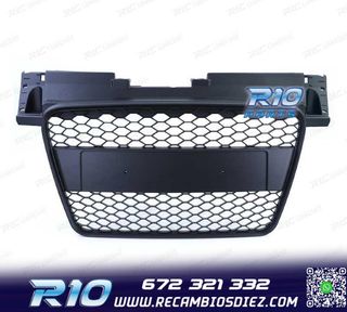 PARRILLA AUDI TT 06-12 LOOK RS NEGRO