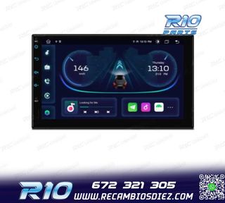 RADIO GPS ANDROID 14 2DIN 7" MULTIMEDIA GPS HD 3 USB SD