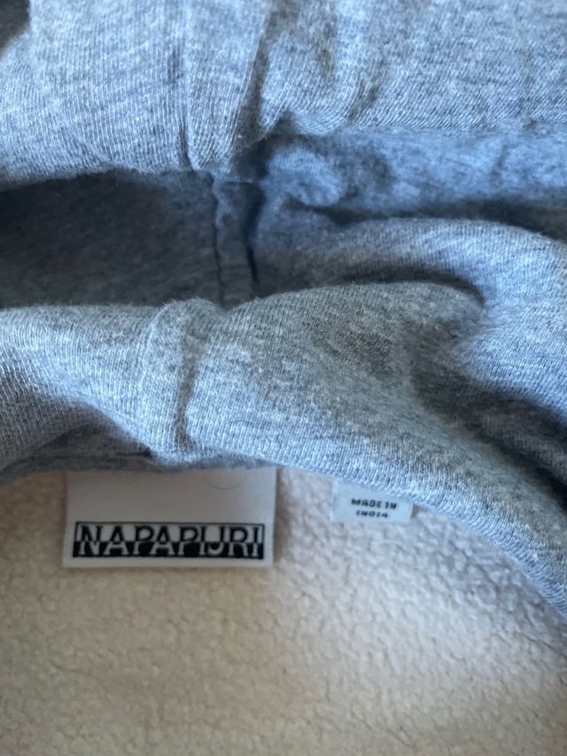 Sudadera Napapijri Beige con Capucha