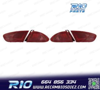 PILOTOS SEAT LEON 1P 09-12 LIGHT BAR ROJO FACELIFT LOOK