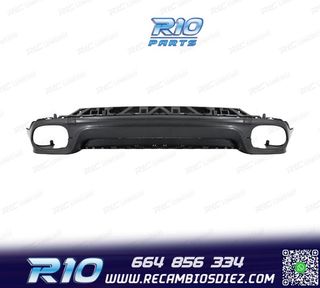PARAGOLPES TRASERO PORSCHE CAYENNE 958 14-17 LOOK TURBO