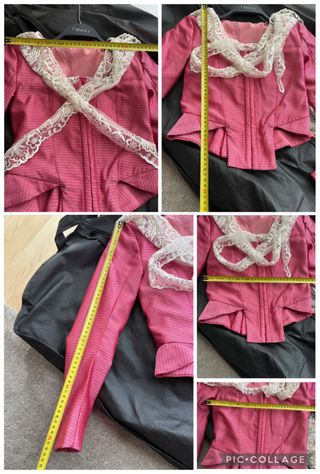 Vestido de fallera con dos corpiños