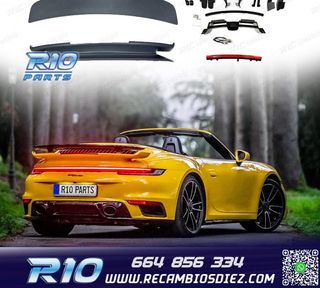 ALERON SPOILER CON AERODINAMICA ACTIVA PORSCHE 911 CARRERA 9