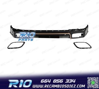 DIFUSOR PORSCHE PANAMERA 24-25 NEGRO BRILLO
