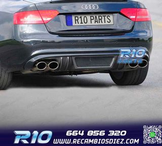 DIFUSOR AUDI A5 B8 B81 COUPE CABRIO 07-11 LOOK DTM RIEGER