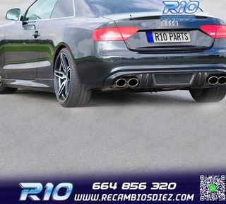 DIFUSOR AUDI A5 B8 B81 COUPE CABRIO 07-11 LOOK DTM RIEGER