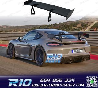 ALERON SPOILER PORSCHE CAYMAN 17-23 LOOK GT4 RS