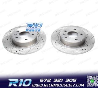 DISCOS DE FRENO PARA SEAT PERFORADOS RANURADOS