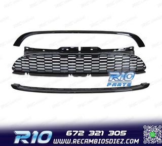 PARRILLAS MINI COOPER R56 R57 06-09 NEGRO BRILLO