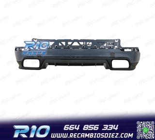 PARAGOLPES TRASERO PORSCHE CAYENNE 18-23 + DIFUSOR LOOK TURB