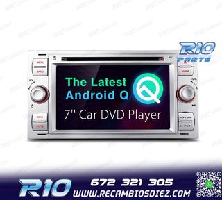 RADIO GPS ANDROID 12 PARA FORD FOCUS C-MAX FIESTA GALAXY KUG