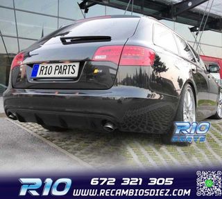 DIFUSOR AUDI A6 C6 4F S6 08-11 LOOK RS6