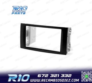 MARCO NEGRO RADIO 2-DIN PARA VOLKSWAGEN VW TOUAREG 02-10 T5