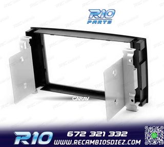 MARCO NEGRO RADIO 2-DIN PARA VOLKSWAGEN VW TOUAREG 02-10 T5