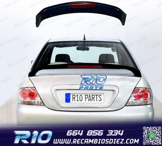 ALERON MITSUBISHI LANCER 03-08 TERCERA LUZ FRENO NEGRO BRILL