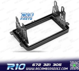 MARCO NEGRO RADIO 2-DIN PARA SEAT ALTEA LEON TOLEDO SKODA FA