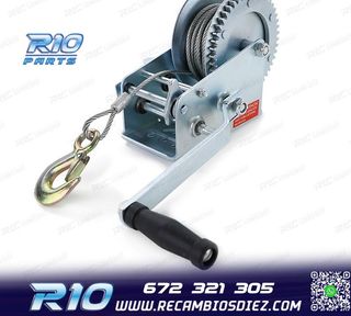 CABRESTANTE PROFESIONAL 1500KG Y 10 METROS