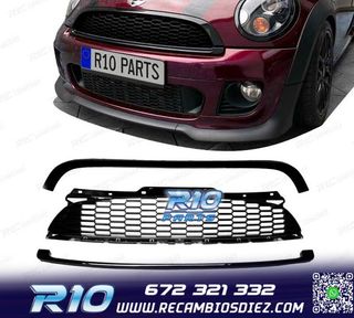 PARRILLA MINI COOPER R56 57 55 S JCW 06-14 NEGRO BRILLO