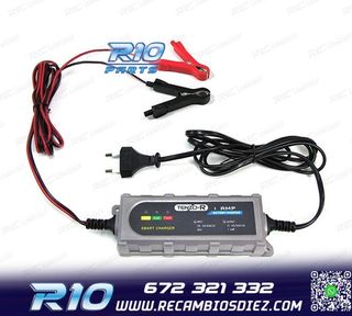 CARGADOR DE BATERIA COCHE MOTO BARCO 12V
