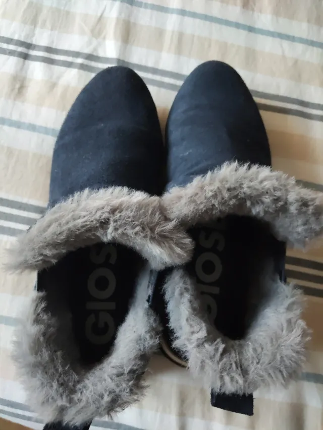 Botines Gioseppo Mujer Azul/Gris