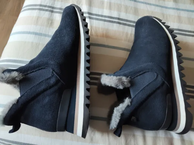 Botines Gioseppo Mujer Azul/Gris