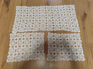 Set centrini uncinetto cotone