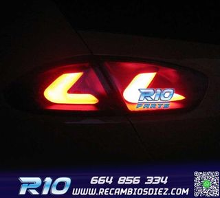PILOTOS SEAT LEON II 09-13 CARDNA FULL LED NEGRO AHUMADO