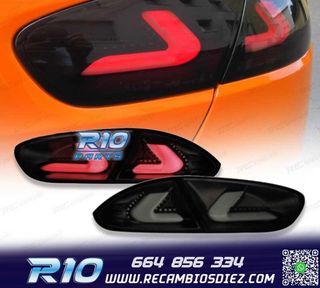 PILOTOS SEAT LEON II 09-13 CARDNA FULL LED NEGRO AHUMADO
