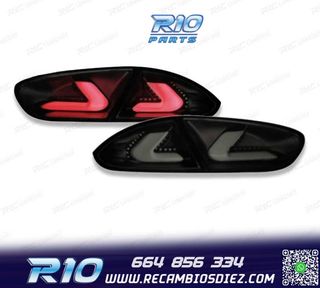 PILOTOS SEAT LEON II 09-13 CARDNA FULL LED NEGRO AHUMADO