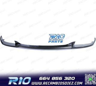 SPOILER LIP BMW E60 E61 07-09 LOOK M5 NEGRO BRILLO