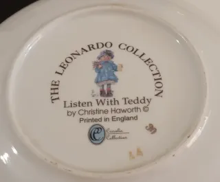 PLATO COLECCIONABLES DE PORCELANA, LISTEN WITH TED