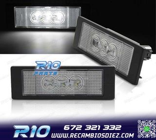 LUCES MATRÍCULA LED BMW E63 E64 E81 E87 Z4 F20 F21 E85 E86